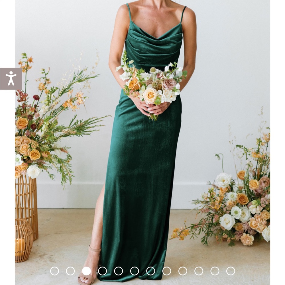 Maternity Skye Velvet Dress